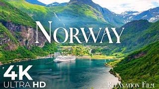 Norway 4K Ultra HD | Land of Fjords - Scenic Relaxation Film with Peaceful Relaxing Music