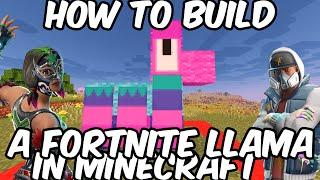 How to build: A Fortnite Llama In Minecraft