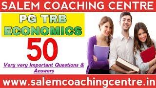 PGTRB ECONOMICS UNIT - 1| TRB ECONOMICS STUDY MATERIALS - 2 TNPSC TRB TET  @SALEM COACHING CENTRE