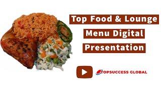 Topsuccess Food & Lounge Menu Presentation | Mokola, Ibadan