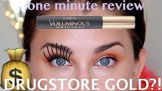 YOUTUBE MADE ME BUY IT! L'Oreal Voluminous Carbon Black Mascara Review | Beauty Banter