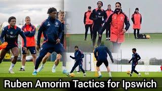 Amorim putting intensity into the team | Fastest Transition & Counter Attack during training today