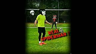 SPIDER MAN IS GOAL KEEPER ?  || TROLLZY || #shorts #trollface #memes