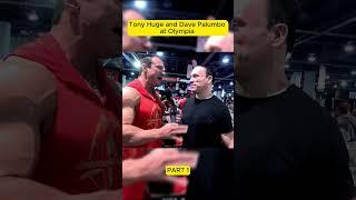 Tony Huge and Dave Palumbo at Olympia Part 1 #bodybuilding #gym #tonyhuge