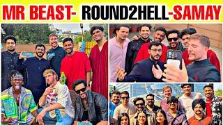 Mr Beast And Round 2 Hell | Mr Beast And Samay Raina | Mr Beast in India | Mr Beast in India Mumbai