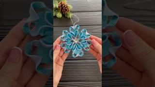 Wow! Easy 3D SnowFlake Christmas Decoration Tutorials