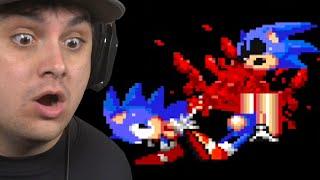 LITERALLY KICKING SONIC.EXE'S BUTT!! Sonic.snes