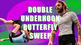 No Gi Essential - Double Underhook Butterfly Guard Sweep