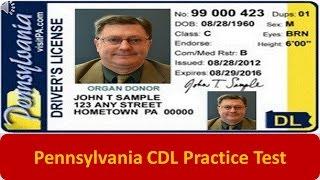 Pennsylvania CDL Practice Test