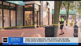 3 arrested in high-end watch store robbery on Boylston Street