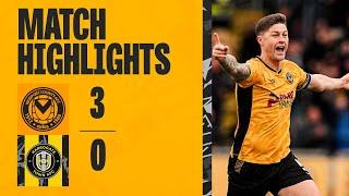 HIGHLIGHTS | Newport County 3-0 Harrogate Town