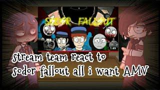 stream team react to sodor fallout all i want AMV|thomas and friend| gacha club|sodor fallout