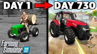 I Spent 2 Years Building Ultimate Farm From Scratch!! Farming Simulator 22