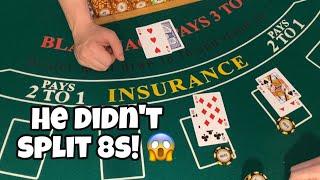 He didn’t split 8s! | $1,000 Buy-In