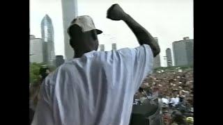 1996 Chicago Bulls championship celebration live in Grant Park Chicago