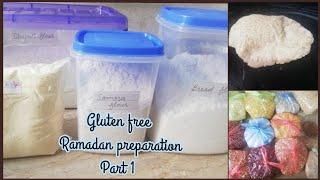 Gluten free Ramadan Preparation part 1 | Glutenfree Flours by Bint-e-Iqbal kitchenette