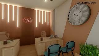 Creative Architects. R.T Nagar, OFFICE INTERIOR DESIGN WALKTHROUGH VIDEO