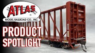 HO Scale Center Partition Flatcar Atlas Master Product Spotlight