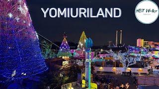 Experience the magic of Yomiuriland amusement park at night