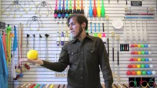 Kyle Johnson teaches contact juggling: The Butterfly