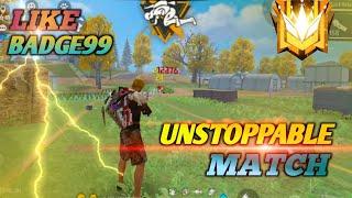 Unstoppable Gameplay | Br-Ranked Gameplay Like Badge99 | Garena Free Fire #badge99 #viral #trend