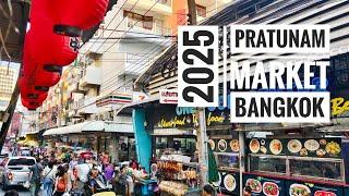 Pratunam Market Bangkok 2025 | The Walking Tour 4K