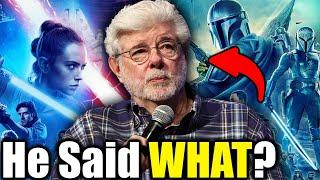 George Lucas Said THIS About Disney STAR WARS! What He REALLY Said!