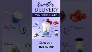 Berry Vanilla Protein Smoothie Blend Video - Shake Please smoothie delivery