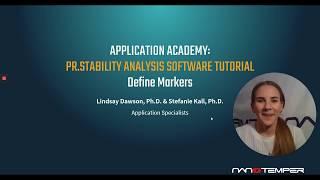 Prometheus Application Academy | PR.Stability Analysis Software Define Markers Tutorial