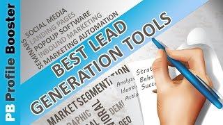 Lead Generation Tools - The Top 3 Tools You Must Use in Your Business