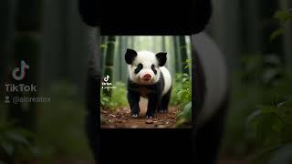 #fusion #fusionanimal #hibridos #hybrid #hybridanimals #ai #ia #fyp #foryou Fusion pig and panda