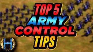 Top 5 Army Control Tips To Improve Your Micro | Aoe2