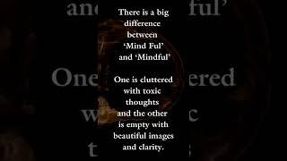 Mindful or Mind Ful? #soulblazing #mentalhealth #quotes #selflove #inspirational
