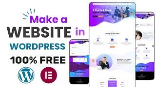 How to Make a FREE Wordpress Website 2024