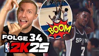 Poster gegen EMBIID UND CAPELA?! [34] | Lets Play NBA 2K25 Deutsch