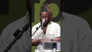 Author and Poet, KB Brookins, gives praise for their teacher who made them feel seen! #poetry