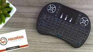 Mini Teclado Bluetooth Retro-Iliminado para tu Smart TV - Recatea.com