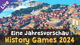 Die History Games 2024  Jahresvorschau: 38 Games von der Antike bis zur Gegenwart (Livestreamaufz.)