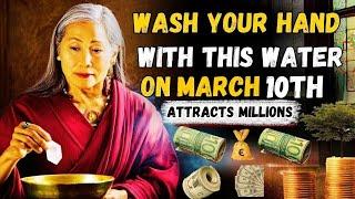 BE RICH! WASH your Hands with THIS WATER and Attract MONEY on March 10th | Buddhist Teachings