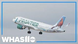 Frontier Airline Jet catches on fire while landing at Las Vegas airport