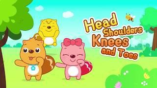 英文儿歌 - Head Shoulders Knees and Toes—认识我的身体 | 卡通动画 | 学英语 | 最好的儿歌 | 贝瓦儿歌 | Beva Kids Song