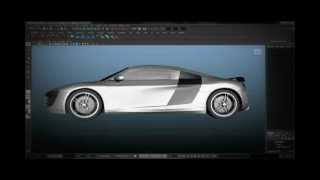 Maya modeling   audi  R8