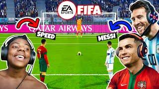 Ronaldo and Messi Playing FIFA - ISHOWSPEED Special!