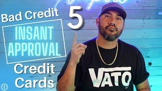 Get Approved! - 5 Credit Cards For Bad Credit - Unsecured -