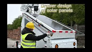 Biglux Manufactured New Mobile Solar CCTV Trailer