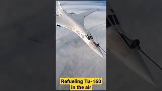 Refueling Tu 160 mid air. Aviation mania