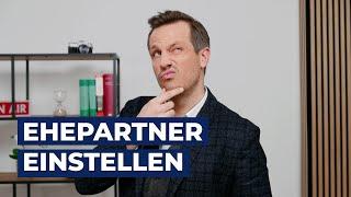 Schnell und einfach Steuern sparen: Partner einstellen