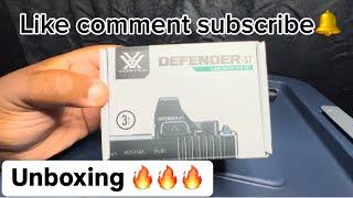 Vortex defender st 3 MOA red dot unboxing ! #2ndamendment #edc #subscribe #fortnite