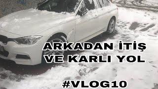 Bmw F30 İle Karlı Yolda Kaldım | Kışlık Lastik Olmadan Arkadan İtiş Zorluğu #VLOG10