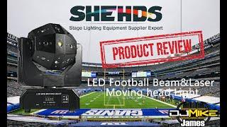 Shehds FootBall Moving Head Light Review